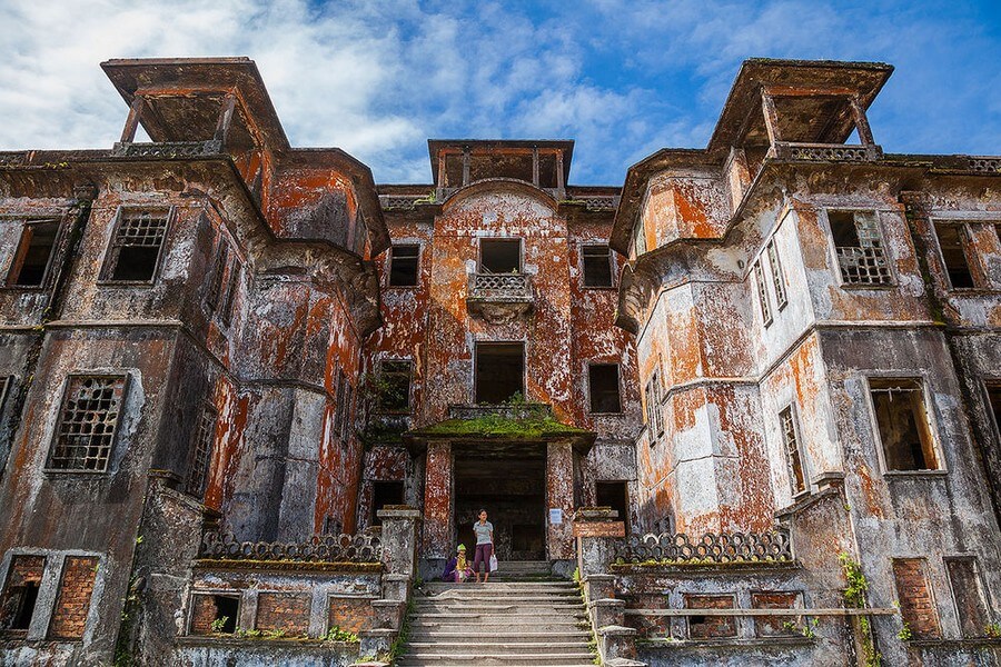 Bokor Hill Station, the famous haunted location in Cambodia.