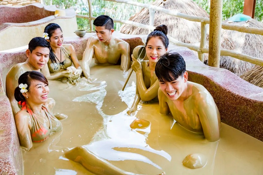 Immerse yourself in mineral-rich mud for its healing benefits.