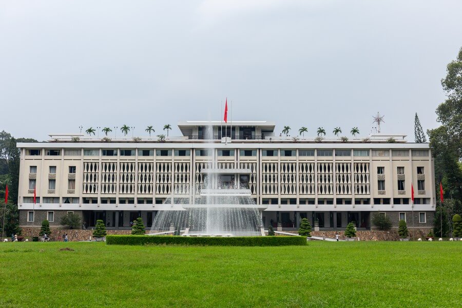 Independence Palace: The unique architecture created by the Vietnamese people.