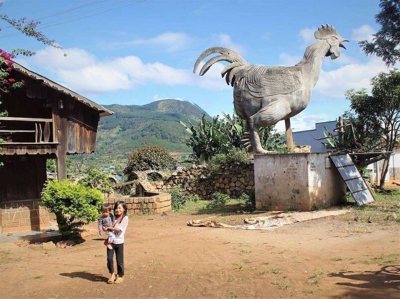 The Chicken Village in Da Lat, a land steeped in epic tales.