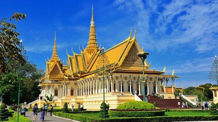 The Royal Palace of Cambodia.