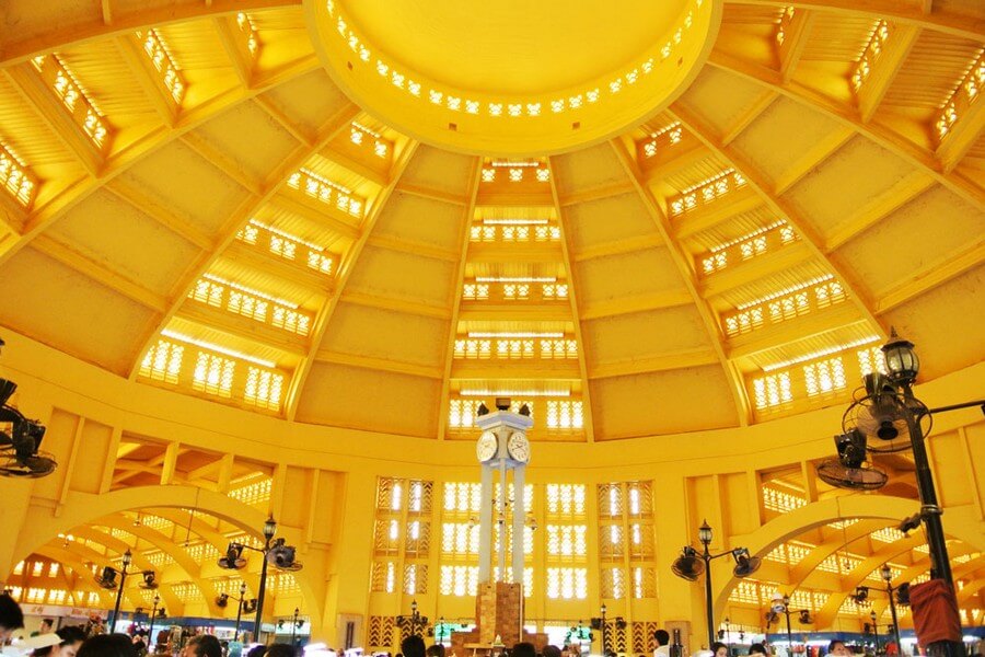 The iconic yellow dome