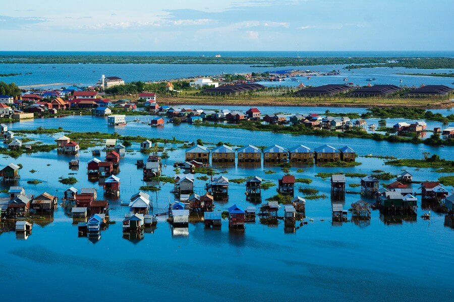 Tonle Sap is the largest freshwater lake in Southeast Asia.