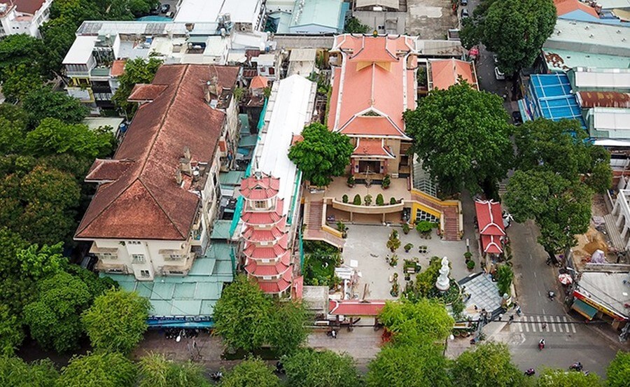 Xa Loi Pagoda in District 3, Ho Chi Minh City.