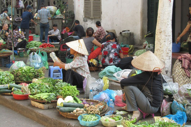 Street market, Hanoi